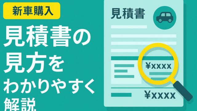 ホンダ車の見積書の構造や残クレ・楽まるの支払い内訳をわかりやすく図解したバナー